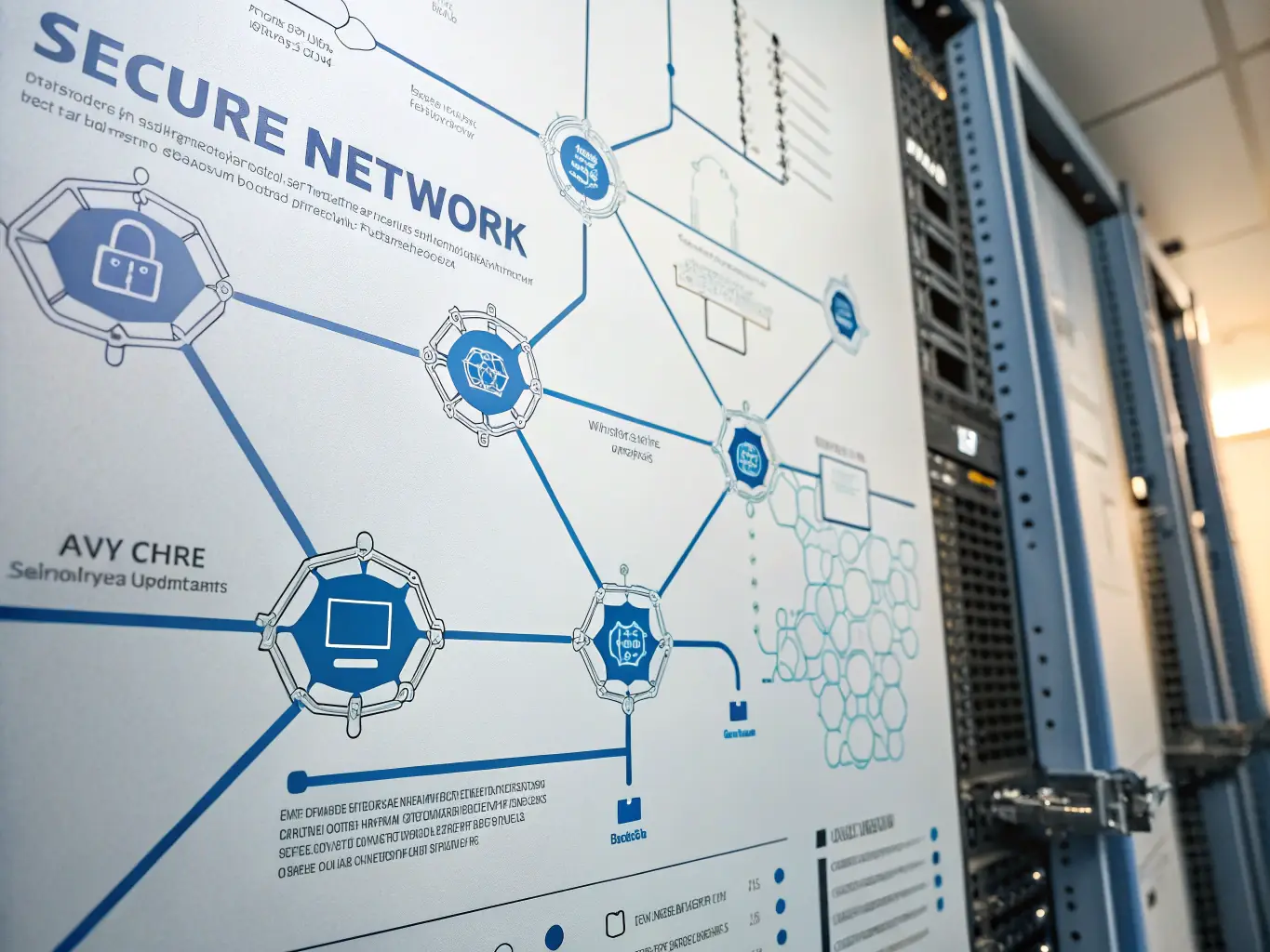 A detailed network diagram illustrating the Matrix protocol in use within the EfiWifi network, highlighting its role in secure communication and decentralized data management.