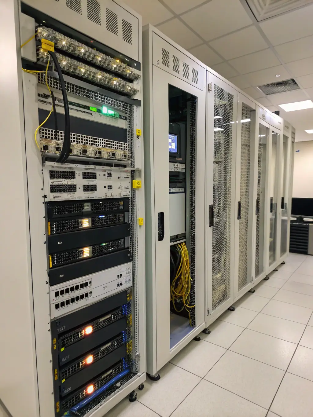 Image of EfiWifi's hardware infrastructure, including routers, antennas, and other network equipment. The image should showcase the quality and reliability of the hardware used in the network.